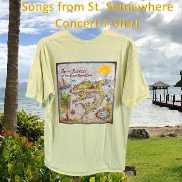 JIMMY BUFFETT 2013 Songs from St. Somewhere Concert Shirt - Picture 1 of 9